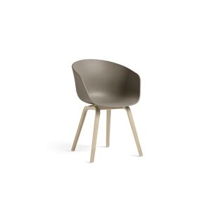 HAY AAC 22 About A Chair SH: 46 cm - Soaped Oak Veneer/Khaki