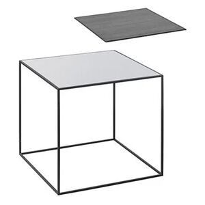 Audo Copenhagen Twin 42 Table 42x42 cm - Cool Grey/Black Stained Ash