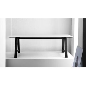 Andersen Furniture T1 byKATO Spisebord 220x95 cm med udtræk - Fenix Laminat / Sort Eg Lak