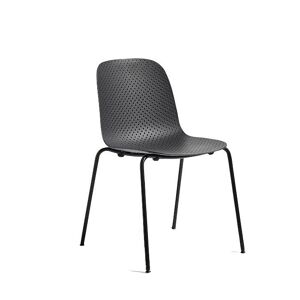 HAY 13Eighty Chair SH: 46 cm - Soft Black OUTLET