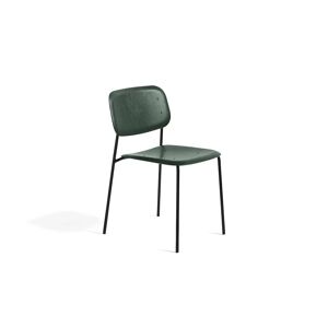 Hay Soft Edge 40 Chair w. Standard Gliders SH: 47,5 cm - Hunter/Black Powder Coated Steel