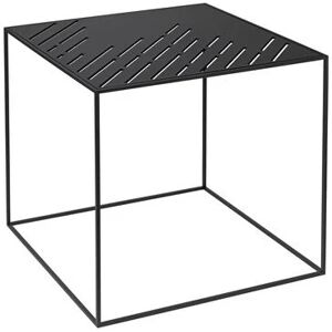 Audo Copenhagen Twin 42 Table 42x42 cm - Black Frame/Black/Cool Grey Top