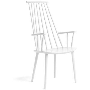 HAY FDB J110 Spisebordsstol SH: 44,5 cm - White Lacquered Beech