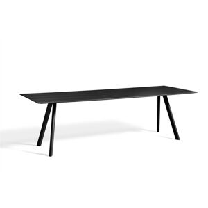 HAY CPH30 Table 250x90 cm - Black Lacquered Solid Oak/Black Lacquered Oak Veneer