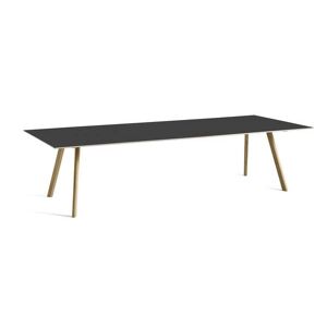 HAY CPH 30 Table 250x120x74 cm - Lacquered Solid Oak/Black Linoleum