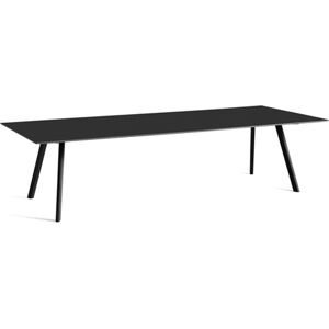 HAY CPH30 Table 250x120 cm - Black Lacquered Solid Oak/Black Lacquered Oak Veneer