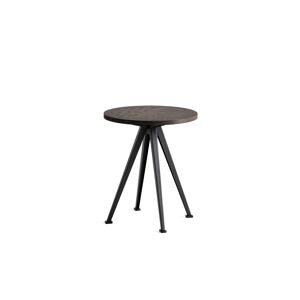 Hay Pyramid Coffee Table 51 Ø: 45 cm - Black Steel/Smoked Oak