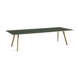 Hay CPH30 Table 300x90 cm - Soaped Solid Oak/Green Linoleum