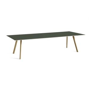 HAY CPH 30 Table 300x120x74 cm - Lacquered Solid Oak/Green Linoleum