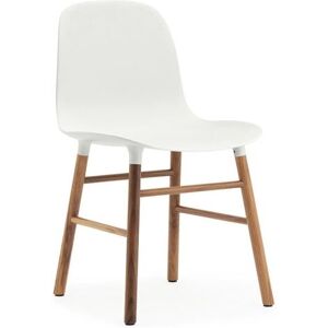 Normann Copenhagen Form Stol SH: 44cm - Hvid/Valnød