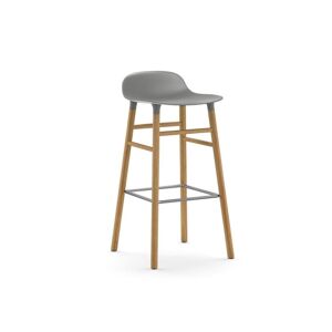 Normann Copenhagen Form Barstol SH: 75cm - Grå/Eg