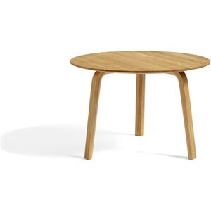 HAY Bella Coffee Table Ø: 60 cm - Solid Olieret Egetræ