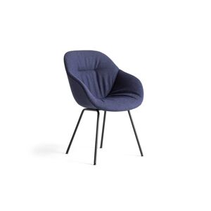 HAY AAC127 Soft About a Chair Spisebordsstol Polstret SH: 47,5 cm - Black Powder Coated Steel/Olavi By 07