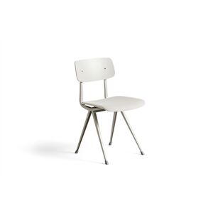 HAY Result chair SH: 46 cm - Beige base/Beige Oak/205 Steelcut trio