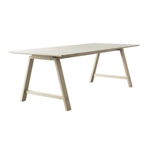 Andersen Furniture T1 byKATO Spisebord 220x95 cm med udtræk - Massiv sæbehandlet eg