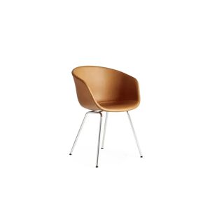 HAY AAC 27 About A Chair SH: 46 cm - Chromed Steel/Sense Cognac