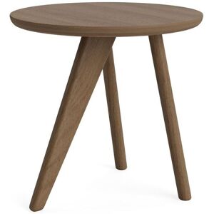 NORR11 Fin Side Table Ø: 40 cm - Light Smoked Oak