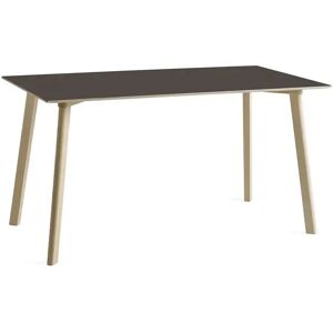 HAY CPH Deux 210 Table 140x75x73 cm - Untreated Solid Beech/Stone Grey Laminate