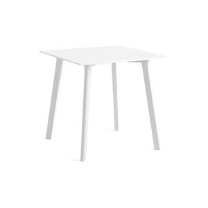 Hay CPH Deux210 Spisebord 75 x 75 cm - Pearl White Painted Solid Beech/Pearl White Laminate