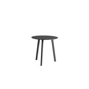 Hay CPH Deux 220 Table Ø: 75 cm - Stone Grey Lacquered Solid Beech/Stone Grey Laminate