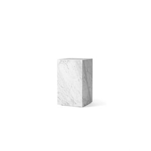 Audo Copenhagen Plinth Tall H: 51 cm - White Carrara Marble