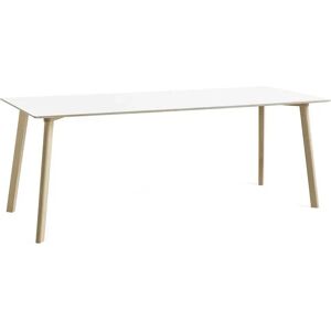 Hay CPH Deux 210 Table 200x75x73 cm - Untreated Solid Beech/Pearl White Laminate