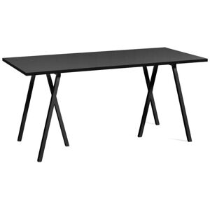 Hay Loop Stand Table 160x77,5 cm - Black/Black Linoleum