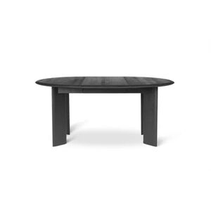 Ferm Living Bevel Table Extendable 1 Ø: 117-167 cm - Black Oiled Oak