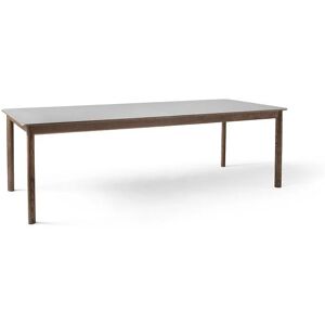 &Tradition Patch HW2 Extendable Table 240x100 cm - Smoked Oiled Oak w. Griogo Londra 0718 Fenix Nano Laminate & Brass