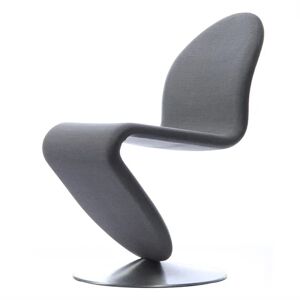 Verpan System 1-2-3 Dining Chair Standard SH: 47 cm - Steelcut Trio 2 153/Aluminium