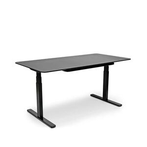 Paustian WD01 Work Desk 160x80 cm - Black Linoleum/Black
