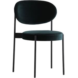 Verpan Series 430 Chair SH: 47 cm - Harald 982 Green/Black