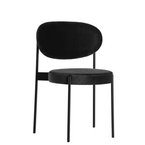 Verpan Series 430 Chair SH: 47 cm - Harald 192 Black/Black