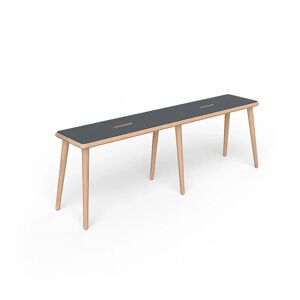 Via CPH Otto Bench L: 120 cm H: 47 cm - 4179 Smokey Blue/Oiled Oak OUTLET