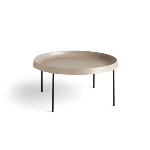 HAY Tulou Coffee Table Ø: 75 cm - Black/Mocca