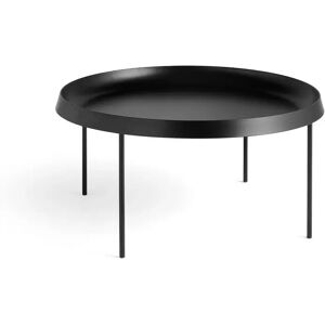 HAY Tulou Coffee Table Ø: 75 cm - Black/Black