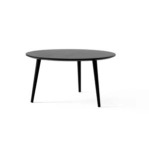 &Tradition SK15 In Between Coffee Table Ø: 90 cm - Black Lacquered Oak