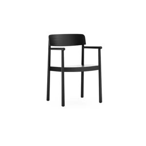 Normann Copenhagen Timb Armstol SH: 46 cm - Sort