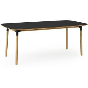 Normann Copenhagen Form Spisebord 95x200cm - Sort/Eg