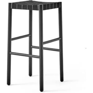 &Tradition TK8 Betty Bar Chair H: 76cm - Black w. Black Linen