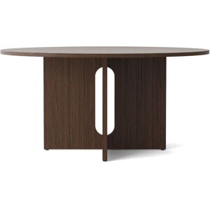 Audo Copenhagen Androgyne Dining Table Ø: 150 cm - Dark Stained Oak/Dark Stained Oak