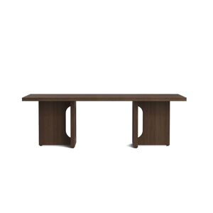 Audo Copenhagen Androgyne Lounge Table B: 120 cm - Dark Stained Oak