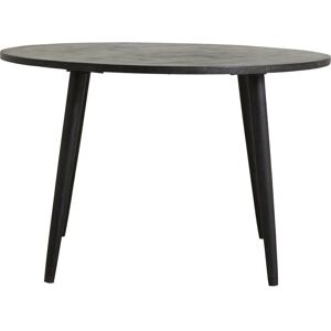 Nordal Hau Round Dining Table Ø:120 cm - Black Wood