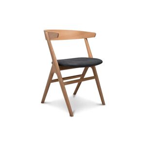 Sibast Furniture No 9 Dining Chair SH: 45 - Soap Oak/Leather Dunes Anthrazite