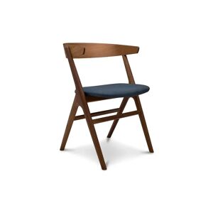 Sibast Furniture No 9 Dining Chair SH: 45 - Smoked Oak / Wool Remix 873 Blue