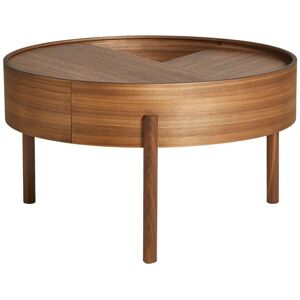 Woud Arc Coffee Table Ø: 66 cm - Walnut