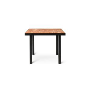 Ferm Living Flod Café Table 74x81,1 cm - Terracotta/Black