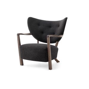 &Tradition Wulff ATD2 Lounge Chair SH: 41 cm - Oiled Walnut / Hallingdal 376