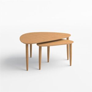 Thomsen Furniture Nordic Katrine Sofabord Trekant Stor 89x126x55 cm - Olieret Eg