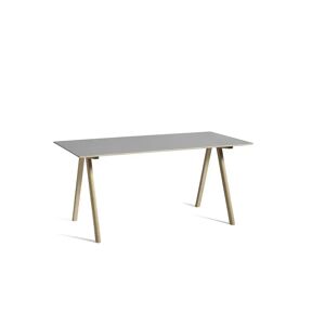 Hay CPH 10 Desk 160x80x74 cm - Lacquered Solid Oak/Grey Linoleum